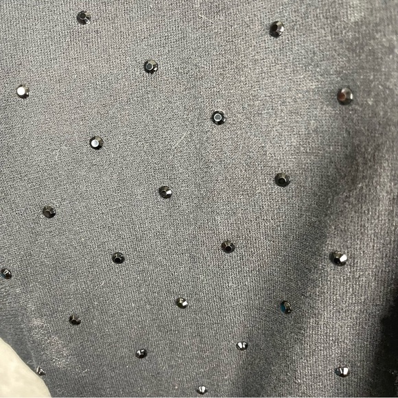 Zadig & Voltaire Indiany Rhinestoned Cashmere Cardigan Coat In Black Size M - Picture 3 of 11